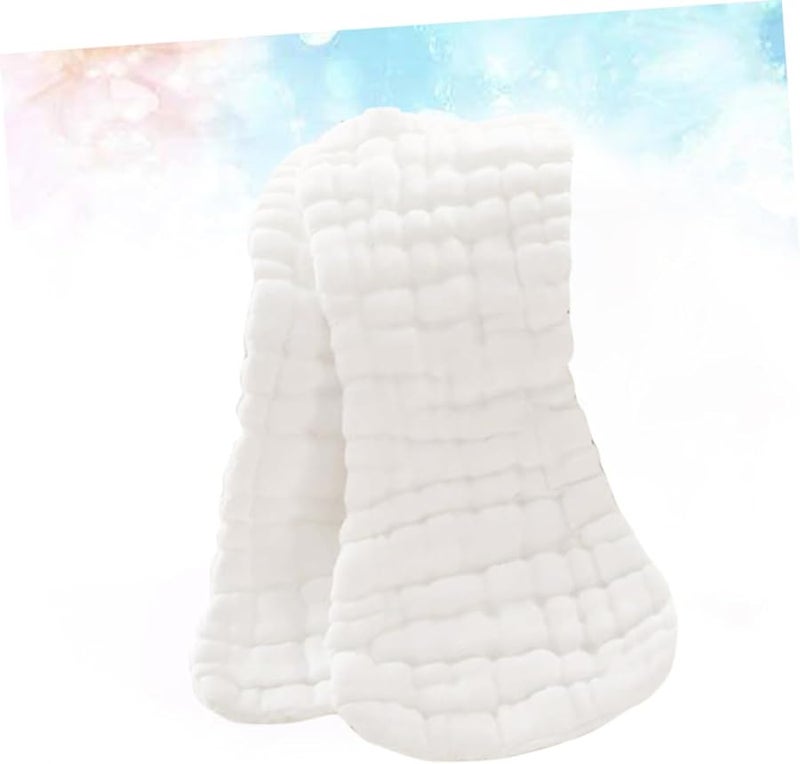 5 قطع من حفاضات الشاش القطنية القابلة لإعادة الاستخدام قابلة للغسيل وماصة ومقاومة للتسرب للأطفال حديثي الولدة أولاد وبنات - Image 4